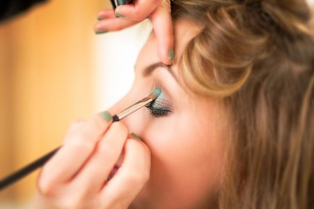 maquillage yeux vert