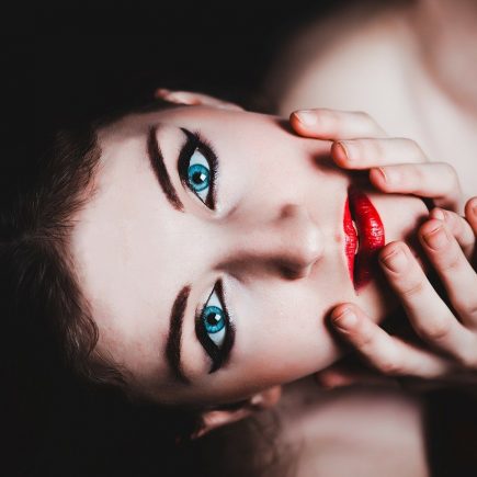 maquillage yeux bleus